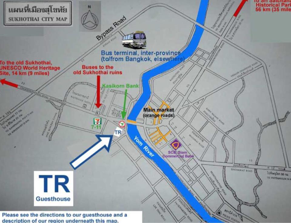 Tr Guesthouse Sukhothai Zewnętrze zdjęcie
